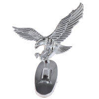 Liaรถด้านหน้าโครเมี่ยมเครื่องประดับหน้ารถBadge 3Dสัญลักษณ์Angel EagleสำหรับAuto Car