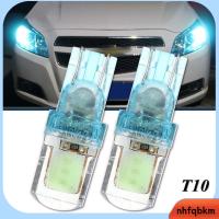 NHFQBKM 2Pcs T10 194 W5W ซุปเปอร์ไบร์ท รถยนต์ โคมไฟ ความกว้างของหลอดไฟ ไฟส่องป้ายทะเบียนรถ ไอซ์บลู DC 12V ซัง LED