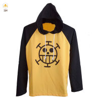 เสื้อแฟชั่นฮู้ด Trafalgar Law IUM เสื้อกันหนาวคอสเพลย์ชุดศัลยแพทย์มรณะ