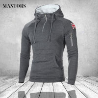 Fashion Mens Zipper Hoodies Hip Hop Sweatshirt Autumn British Flag Men Patchwork Hooded Tracksuit Male Hoody Brand Clothing 3XL