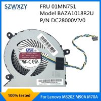 2023 SZWXZY สินค้าใหม่ของแท้สำหรับ Lenovo M90A M820Z M70A พัดลมทำความเย็น01MN751 BAZA1018R2U DC28000VIV0 DC 12V 1A P001จัดส่งเร็ว