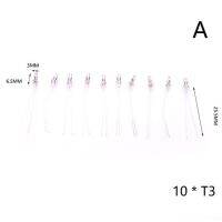 โคมไฟเครื่องมือรถยนต์ขนาดเล็ก10ชิ้นหลอดไฟ T3t4 12V หลอดไฟเอดิสันไส้หลอดไฟนีออนข้าว