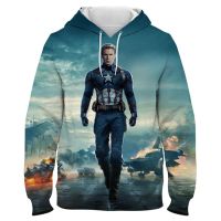 Sudadera con capucha de Los Vengadores de Marvel para hombre y mujer, jersey de manga larga con estampado 3D de Disney, América, niños, novedad de 2022