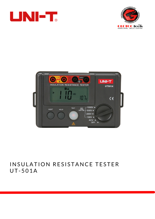 UNIT Insulation Resistance Tester UT501A Lazada PH