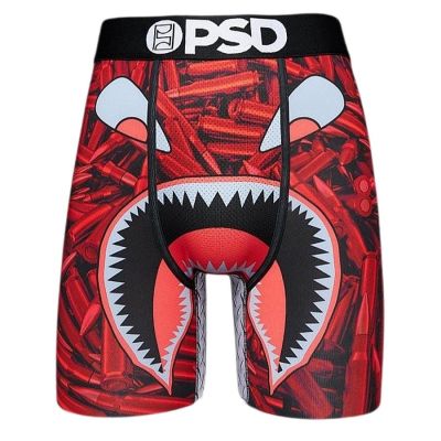 PSD Mens Extended Size Belt Logo psd Underwear Fashion Sexy Shorts Ice Silk Soft Comfortable Elastic Traceless Antibacterial UnderPants