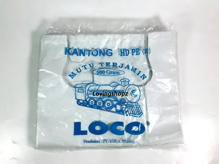 Plastik Loco 35 Warna Putih Kantong Plastik Kantong Kresek Loco Tebal Putih Ukuran 35 Anti