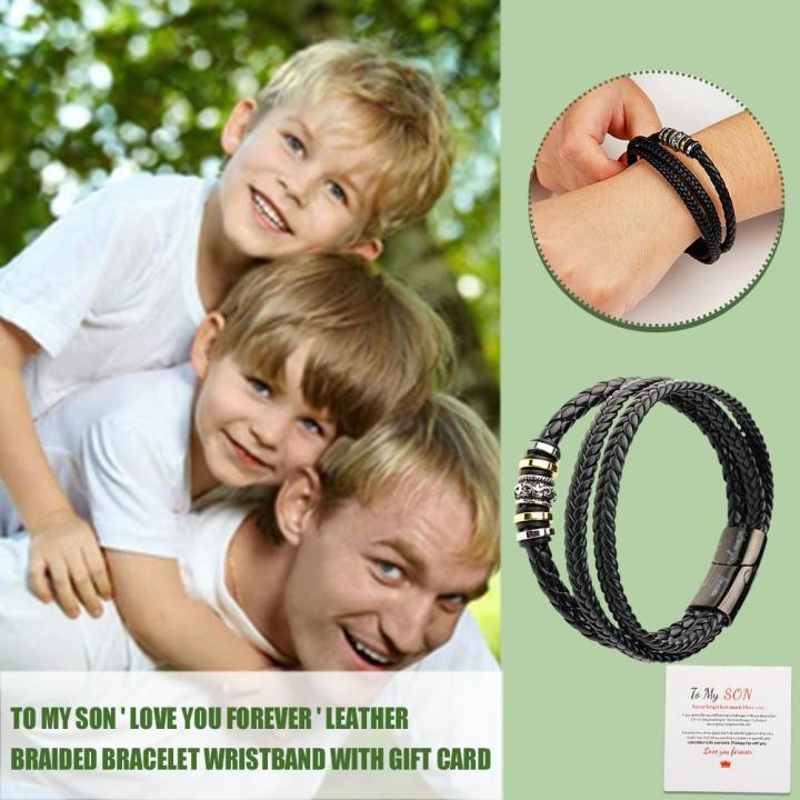 love-you-forever-card-son-my-sons-love-you-forever-wristband-braided-gift-with-bracelet-leather-card-c2s0