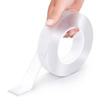 1/3/5m Kitchen Waterproof Tape Reusable Double Sided Nano Tape Bathroom Decoration Traceless Anti-mildew Self-adhesive Tapes