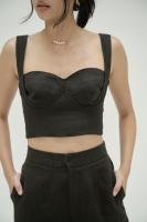 PISCES AND PETALS - Harper Top Black