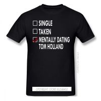 Tom Holland T Shirt Dating Tom Holland T-Shirts Basic Short Sleeves Tees Shirt Plus Size Male Cotton Summer Tshirt Streetwear