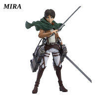 MIRA Eren Jaeger Mikasa Ackermanตุ๊กตาขยับแขนขาได้ฟิกเกอร์PVCของขวัญของเล่นแบบจำลองสำหรับเด็กผู้ใหญ่