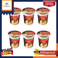 ซือดะคัพ บะหมี่กึ่งสําเร็จรูป รสต้มยำกุ้ง 60 กรัม x 6 ถ้วยSerda instant Noodle Tom Yum Kung 60 g x 6 Cups