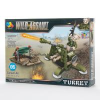 ProudNada Toys ของเล่นเด็กชุดตัวต่อเลโก้หน่วยรบทหาร(แบบที่ 5) QI ZHI LE WILD ASSAULT 105 PCS 41002