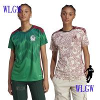 Most popular 【WLGW】Women Football Jersey 2022-2023 México Jersey Mexico Home Away Soccer Jersey Ladies Shirt