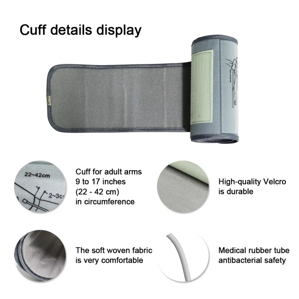 ELERA Extra Large Blood Pressure Cuff (9-20.5 | 22-52cm) - XL Replacement  BP Cuff for Big Arms, Compatible with Omron BP Monitors, Adult Cuff Only 