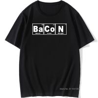 Periodic Table - Chemistry Of Bacon T Shirt Design Funny Tshirt Mens Tops Tees Short Sleeve Camisetas T-Shirt