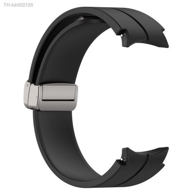 ✐♘ Original Silicone Strap for Samsung Galaxy Watch 5/4 44mm 40mm Watch5 Pro 45mm Magnetic Buckle Band Watch 4 Classic 42mm 46mm