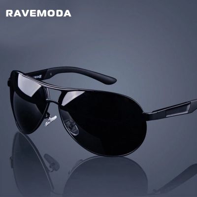 RAVEMODA แว่นตากันแดดนักบินโพลารอยด์แว่นกันแดดโพลาไรซ์ผู้ชายคลาสสิกแว่นตาสตรีแว่นตากันแดดแว่นตา UV400เดอโซล