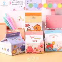 STATIONERY Kawaii 200แผ่นค่ะ สมุดติดรูป To Do คำกริยา เครื่องเขียนนักเรียน อุปกรณ์การเรียน บันทึกข้อความ นมกล่องแผ่นบันทึก หมายเหตุไม่เหนียว กระดาษข้อความ