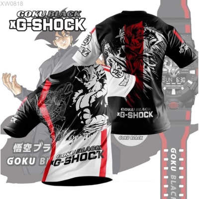 shirt (สต็อกเพียงพอ) 2023 NEW gshock new fashion x go.ku black sublimation t | dragon ball z | for collector coolคุณภาพสูง size:S-5XL