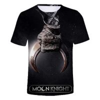 Disneyเสื้อยืดMoon Knight TV Series 3Dพิมพ์Streetwearผู้ชายผู้หญิงแฟชั่นขนาดใหญ่Tเสื้อเด็กหญิงTees Topsเสื้อผ้า