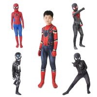 Superhero Miles Iron Spiderman Kids Costume Set 12 Style The Amazing Spiderman Halloween Cosplay Bodysuit for Boys and Girls