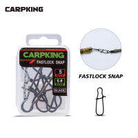 Kingdom CARPKING สแตนเลสตกปลา Connector Fast คลิปล็อค Snap Pin Fastlock อุปกรณ์เสริม Tackle Quick Change สำหรับ Terminal Tackle