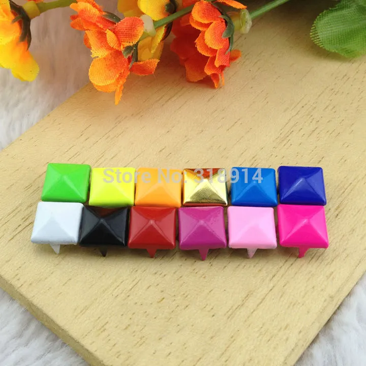 Bullet Cone Colored Studs And Spikes For Clothes Diy Handcraft