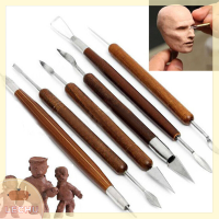 ? LECHU? 6pcs Clay sculpting WAX แกะสลักเครื่องปั้นดินเผา DIY เครื่องมือ shapers Polymer Modeling Gift