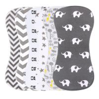 【DT】hot！ Baby Bibs Cotton Layers Boy And Absarbent Soft Infant Saliva Newborns Accessories Burp Cloths