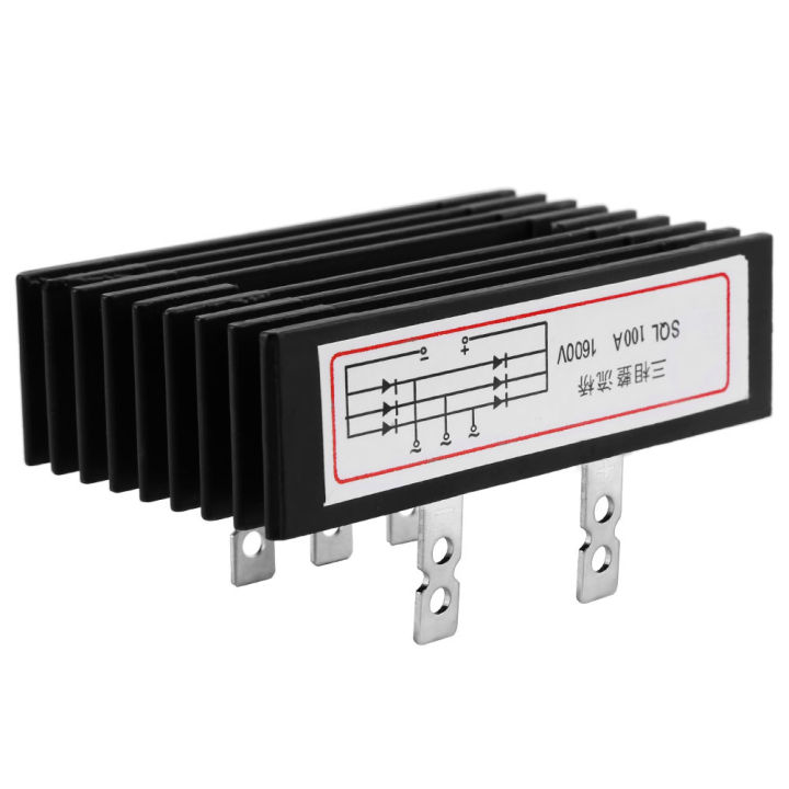 วงจรเรียงกระแสสามเฟส-วงจรเรียงกระแสบริดจ์-sql100a-1600v-วงจรเรียงกระแสไดโอดบริดจ์สามเฟส-ac-เป็น-dc