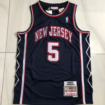 Men's New Jersey Nets Jason Kidd Mitchell & Ness Gray/Blue 2006/07