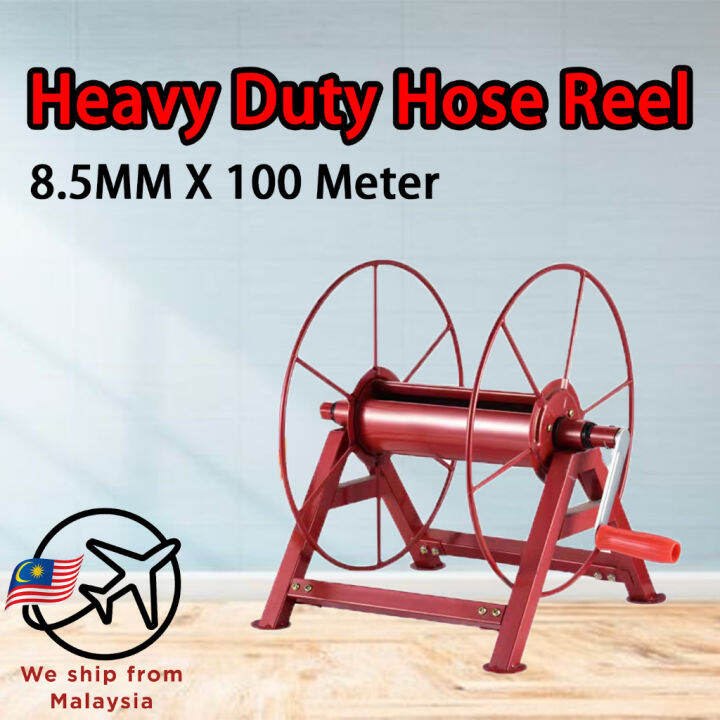 Heavy Duty Hose Reel Pipe Roller Fit 100M 8.5MM Power Sprayer