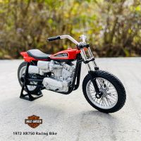 Maisto 1:18 Harley-Davidson Motorcycle 1972 XR750 Racing Bike car model alloy motorcycle model toy car series