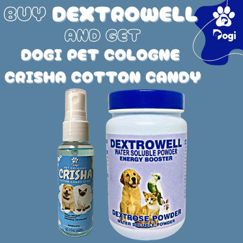 [G&G AGRIVET] BUY DEXTROWELL 150g AND GET DOGI PET COLOGNE CRISHA