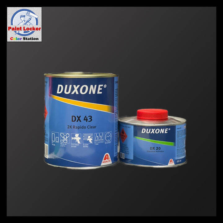 DUXONE DX43 2k Rapido Clear with Activator - 1 Liter | Lazada PH