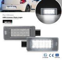 สำหรับ Citroenc3iii C4ii Grandpicasso ป้ายทะเบียนชุดหลอดไฟหลังแบบป้ายทะเบียน Led แคนบัส C5ii