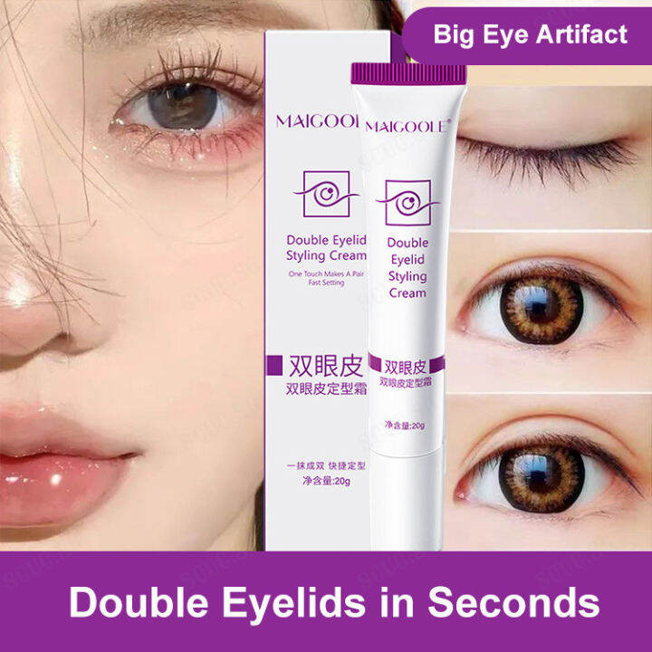 (SG Stock) Double Eyelid Tape Waterproof Natural Big Eyes Double Eyelid