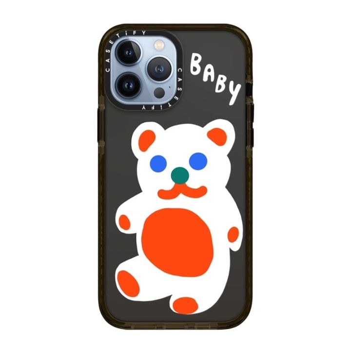 m3m-เคสสวยหรู-เคสเสริมดวง-เคสมหามงคล-เคสกันกระแทก-casetify-baby-bear-by-katie-benn-pre-order-เลือกเคสได้-เคสใส-เคสสวยๆ-เคสกระจก