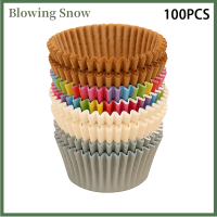 Blowing ถ้วยกระดาษคัพเค้กมัฟฟิน100 500ชิ้นถาดใส่คัพเค้กกล่องใส่มัฟฟินถาดใส่คัพเค้กอุปกรณ์ตกแต่งเค้กงานเลี้ยงวันเกิด