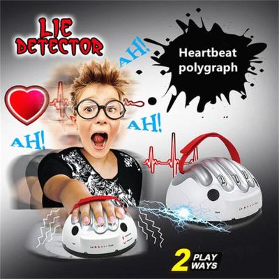 Polygraph Test Tricky Funny Adjustable Adult Micro Electric Shock Lie Detector Shocking Liar Truth Party Game Consoles Gifts Toy