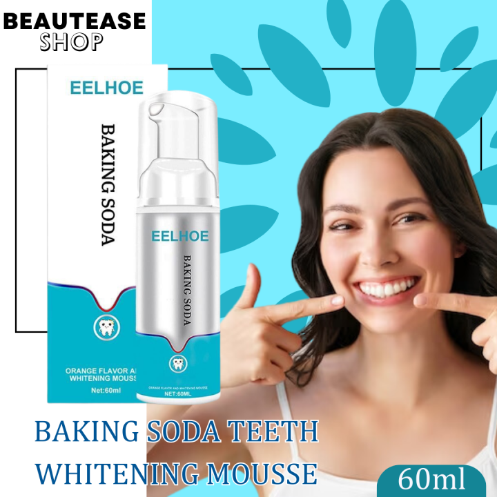 Eelhoe Baking Soda Foam Toothpaste Deep Cleaning Plaque Stains Removal