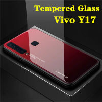 [ส่งจากไทย] Case VIVO Y17 เคสวีโว่ เคสกระจก เคสกันกระแทก เคสกระจกไล่สี ขอบนิ่ม เคสกระจกสองสี สินค้าใหม่