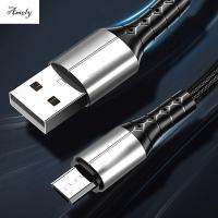 AMELY สายเคเบิลชนิด C ยาว1ม. สายดิจิตอลสายไมโคร USB สายที่ชาร์จเร็วสายโทรศัพท์มือถือสายรับส่งข้อมูลสาน5A สายชาร์จรวดเร็ว USB Type C เคเบิลไมโคร USB ข้อมูลไมโคร USB สายข้อมูล