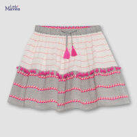 Little maven 2022 Blue Cloud Skirt Cotton Baby Girls Summer Clothes Lovely and Comfort for Kids Girls 2 to 7 years