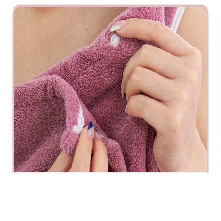 Wearable Microfiber Bathrobe Woman Shower Female Soft Bath Towel for Adults  for Home Textiles Bath and Sauna Towels Bathroom