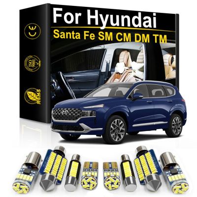 For Hyundai Santa Fe Santafe SM CM DM TM 2007 2008 2010 2013 2014 2016 2020 2021 Car Interior LED Light Canbus Auto Accessories