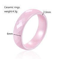 【2023】Kolmnsta 46mm Pink Ceramic Ring For Woman Hand Cut Top Quality Jewelry Without Scratches. Unisex Rings Allergy Free Black White