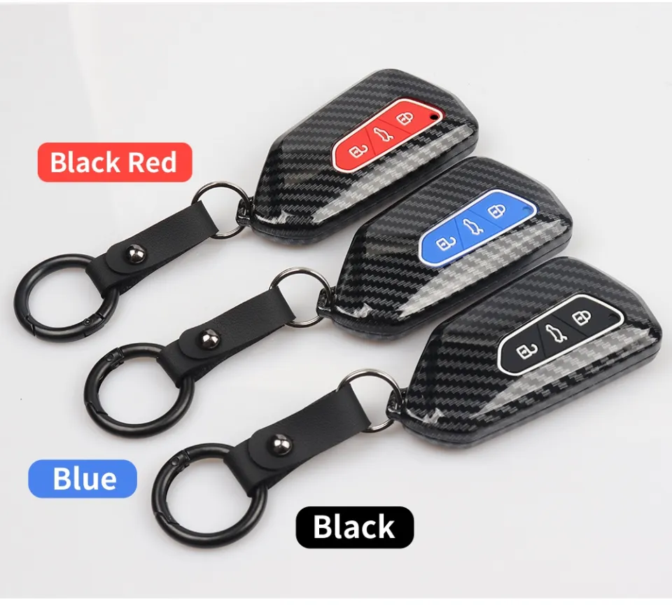 Pu Leather Car Key Case Cover Fob Protector For Vw Golf 8 Mk8 Id.3 Id.4  Cupra Skoda Octavia A8 Seat Leon Mk4 - Temu Japan