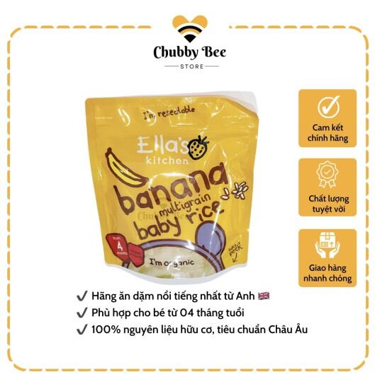 Bột ăn dặm hữu cơ ella s kitchen từ anh quốc cho bé từ 4 tháng - ảnh sản phẩm 1